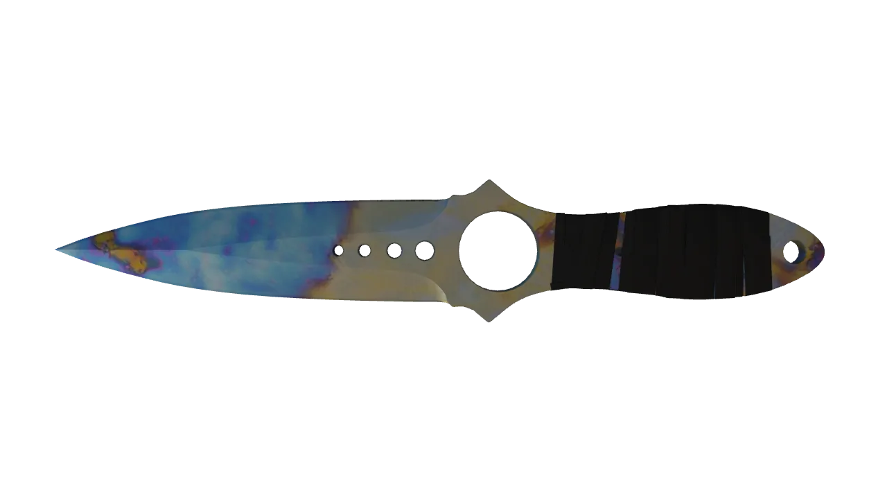 Skeleton Knife | Case Hardened seed #286, back