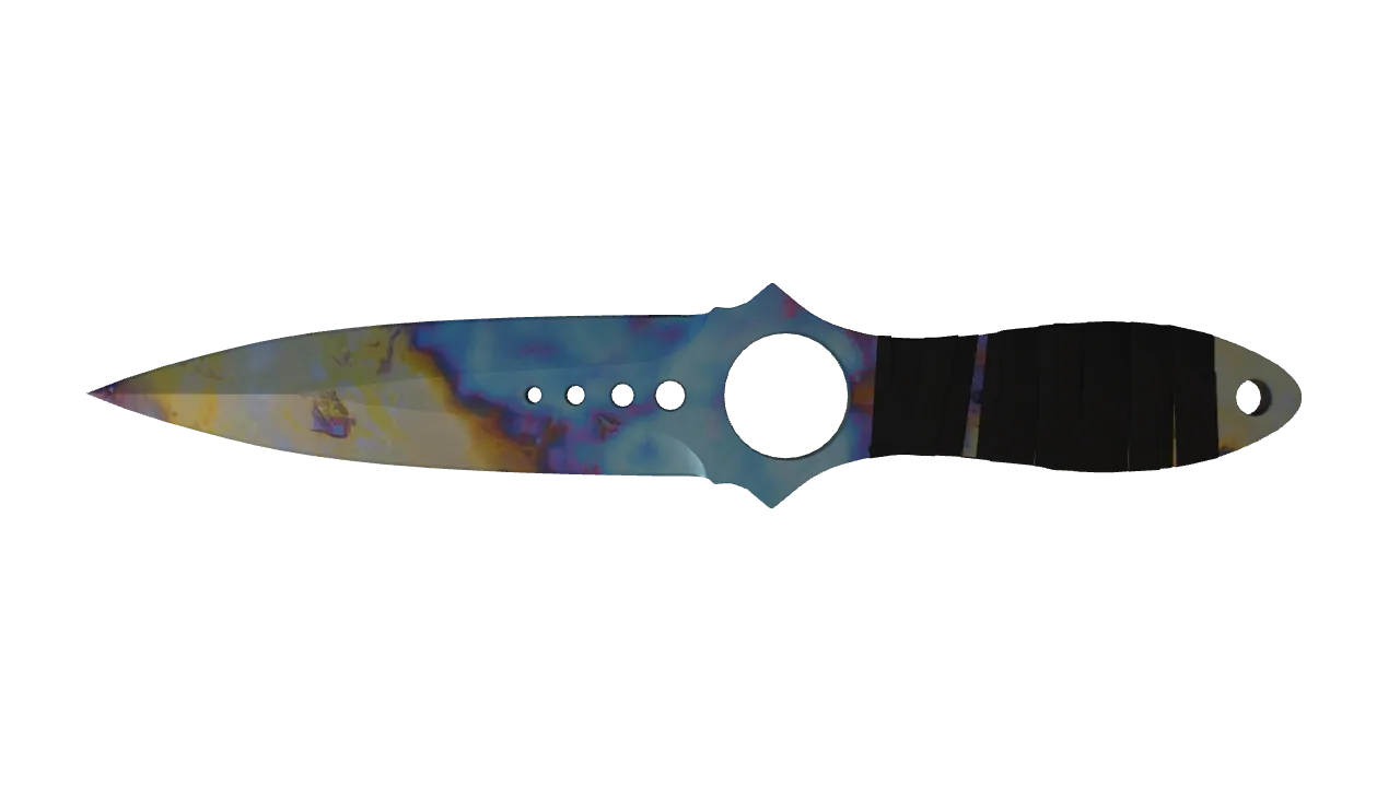 Skeleton Knife | Case Hardened seed #292, back