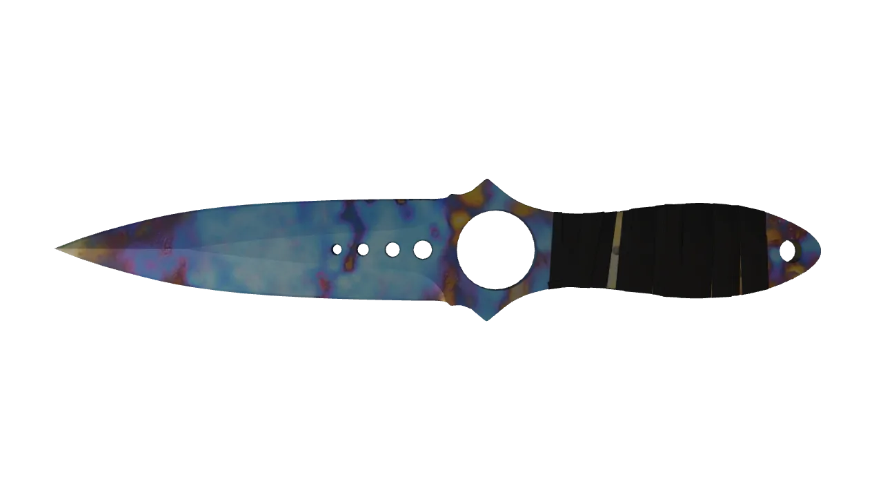 Skeleton Knife | Case Hardened seed #294, back