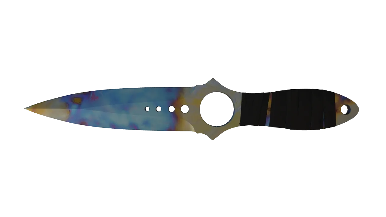 Skeleton Knife | Case Hardened seed #298, back