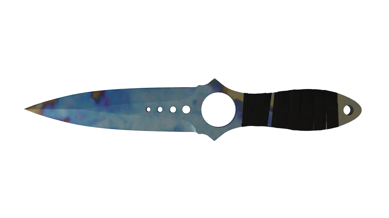 Skeleton Knife | Case Hardened seed #316, back