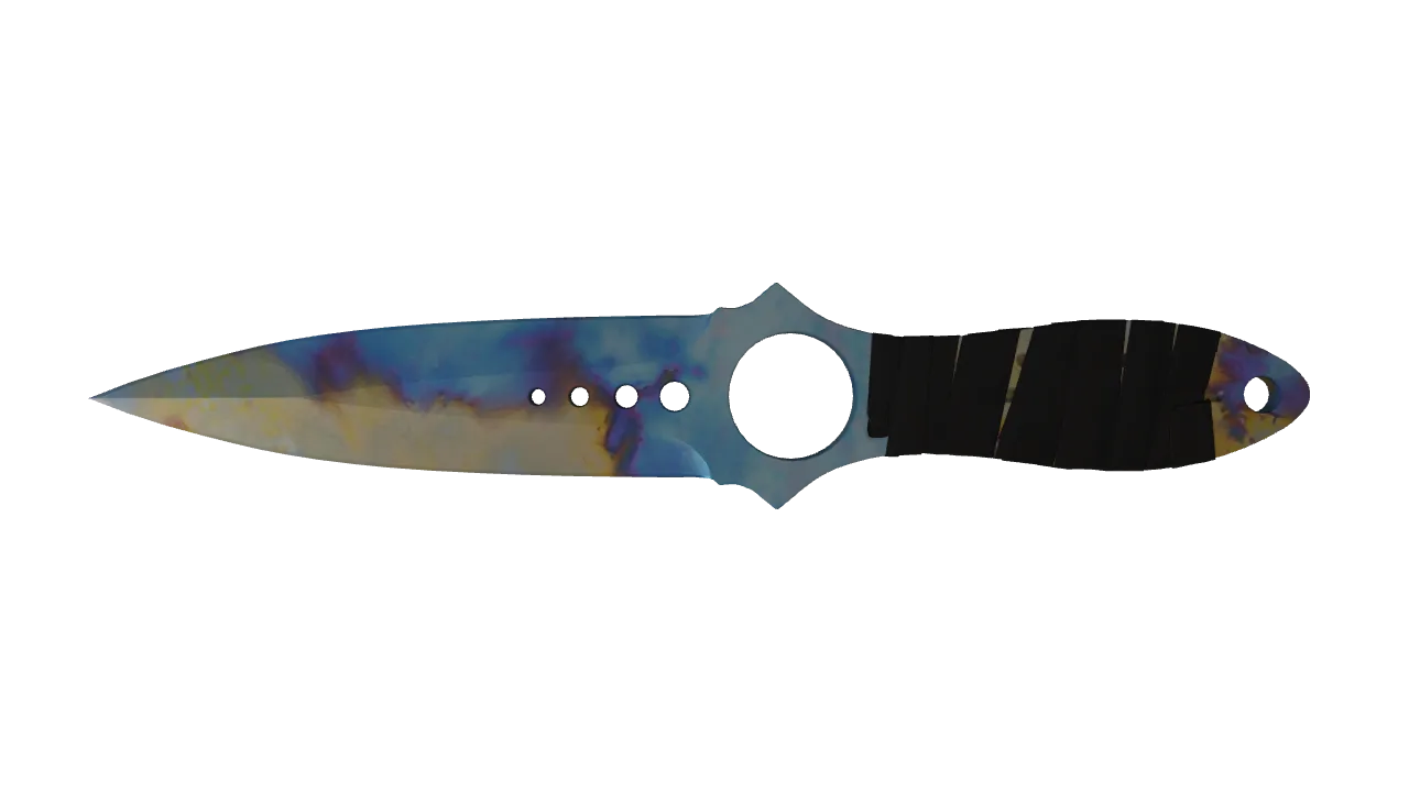 Skeleton Knife | Case Hardened seed #316, front