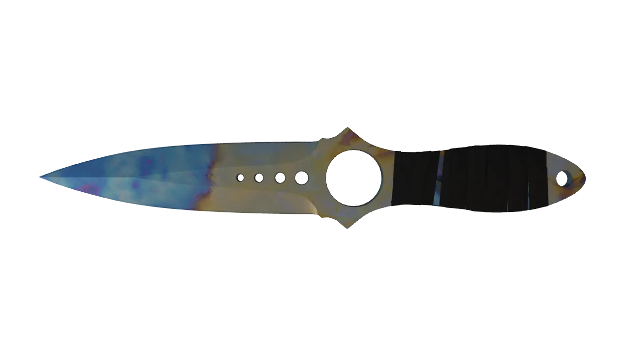 Skeleton Knife | Case Hardened seed #325, back