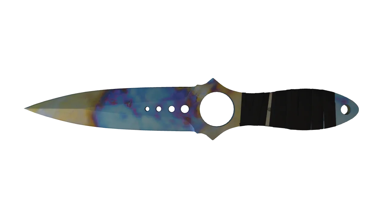Skeleton Knife | Case Hardened seed #334, back