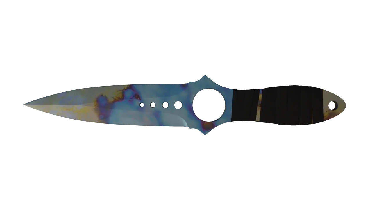Skeleton Knife | Case Hardened seed #374, back