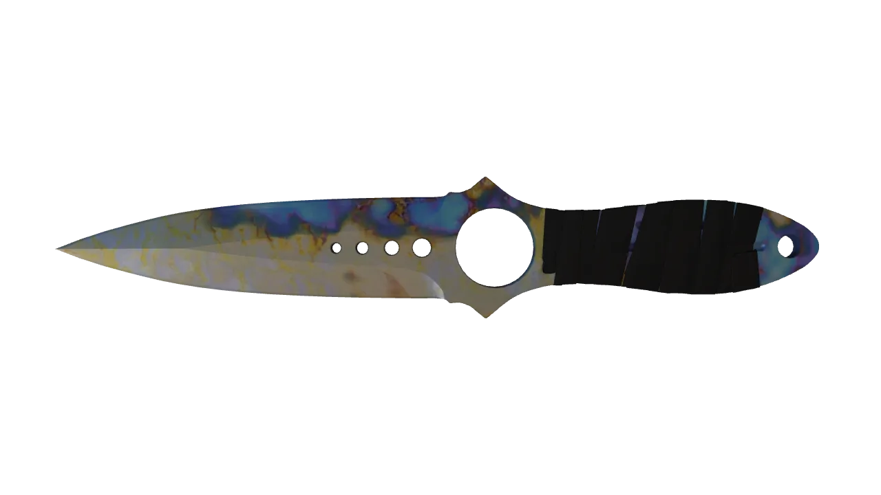 Skeleton Knife | Case Hardened seed #403, front