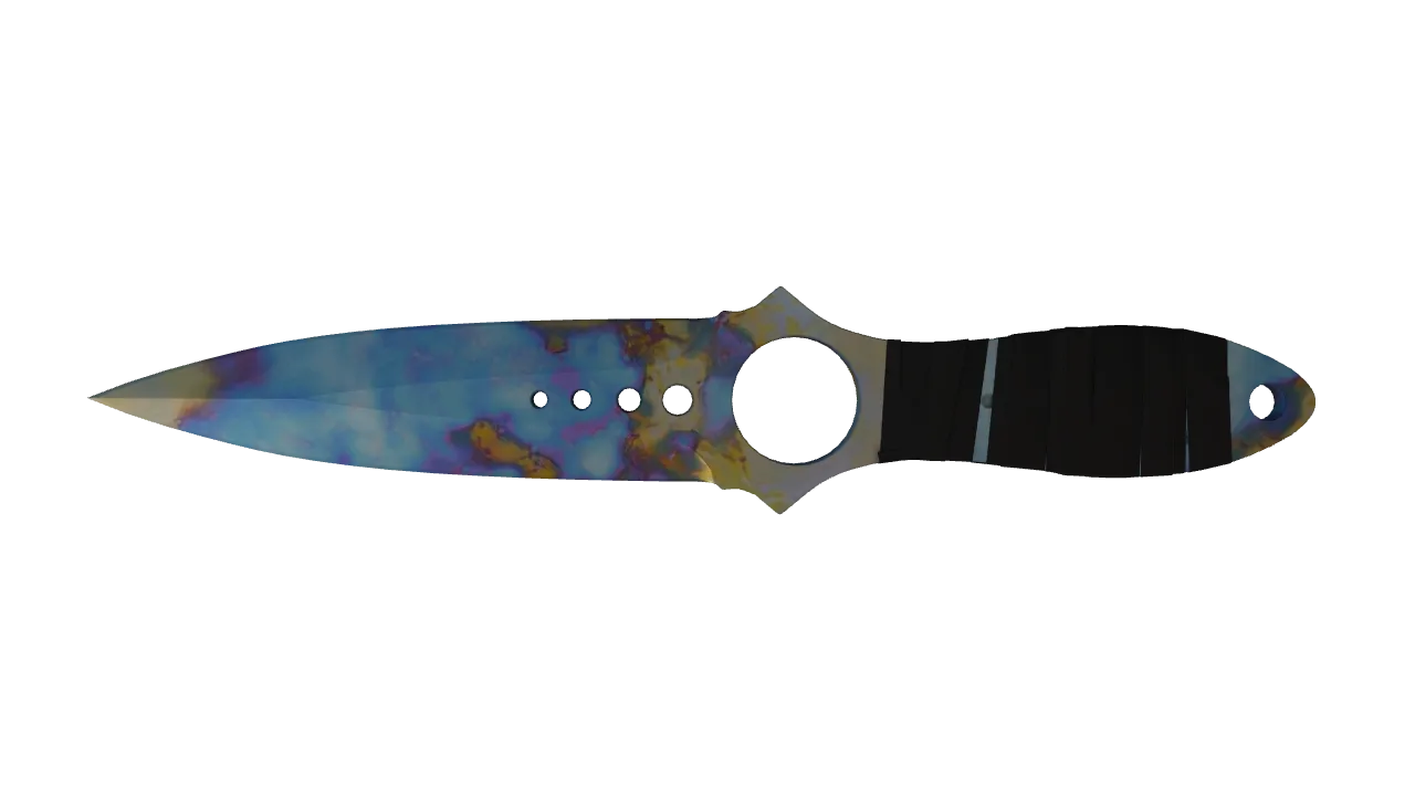 Skeleton Knife | Case Hardened seed #429, back