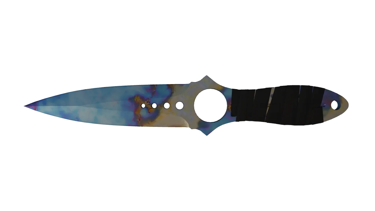 Skeleton Knife | Case Hardened seed #429, front