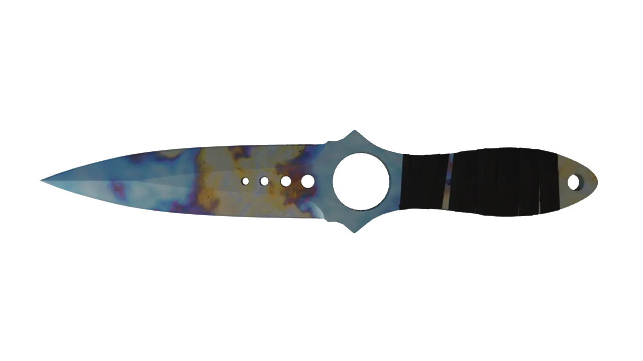 Skeleton Knife | Case Hardened seed #430, back