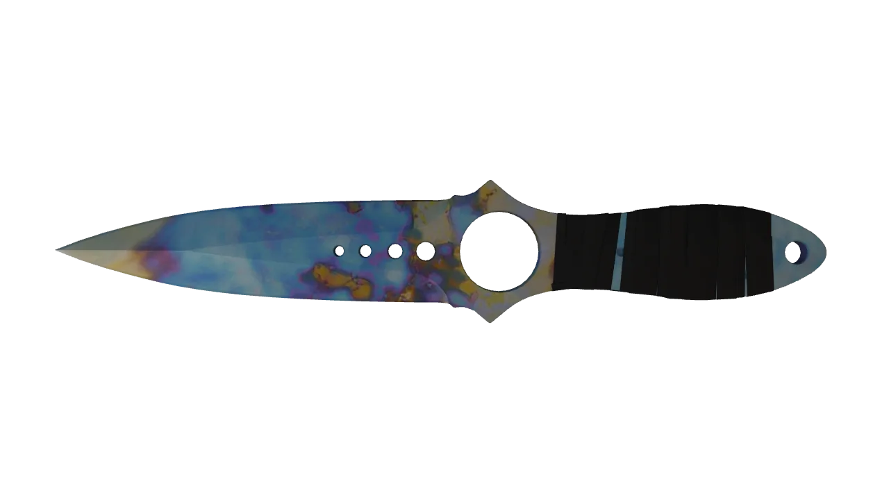 Skeleton Knife | Case Hardened seed #442, back