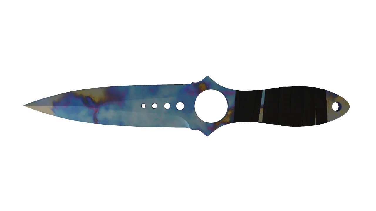 Skeleton Knife | Case Hardened seed #447, back