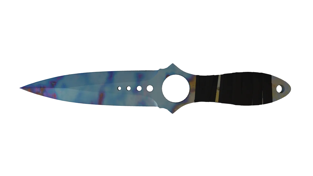 Skeleton Knife | Case Hardened seed #449, back
