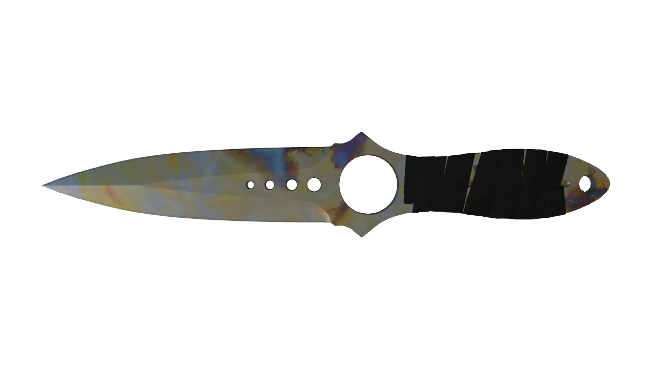 Skeleton Knife | Case Hardened seed #449, front