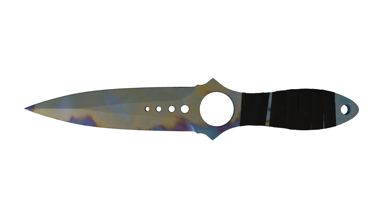 Skeleton Knife | Case Hardened seed #468, back