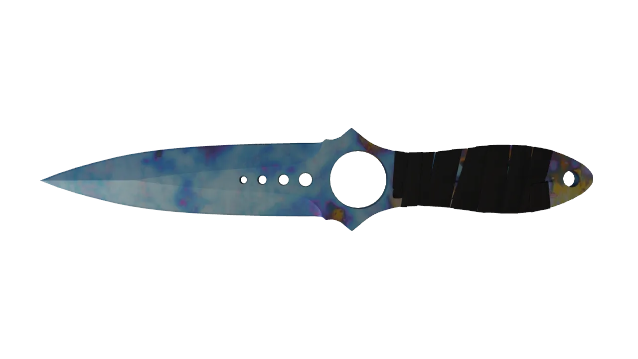 Skeleton Knife | Case Hardened seed #468, front