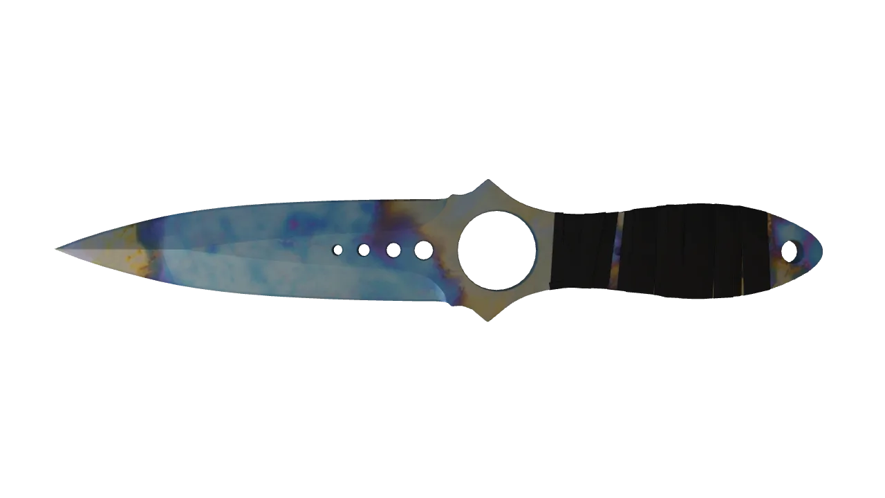 Skeleton Knife | Case Hardened seed #496, back