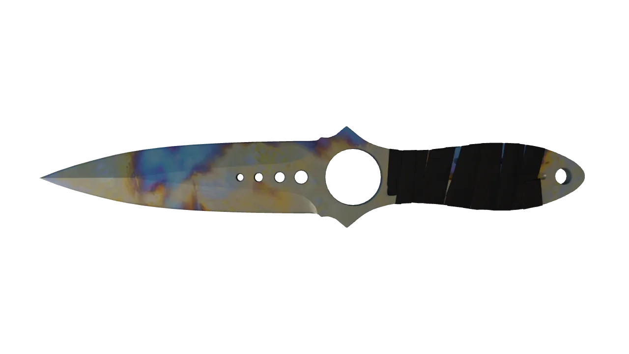 Skeleton Knife | Case Hardened seed #503, front
