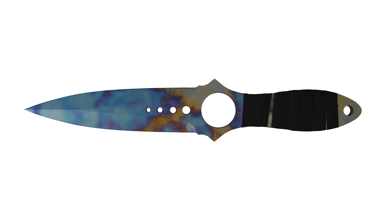 Skeleton Knife | Case Hardened seed #519, back