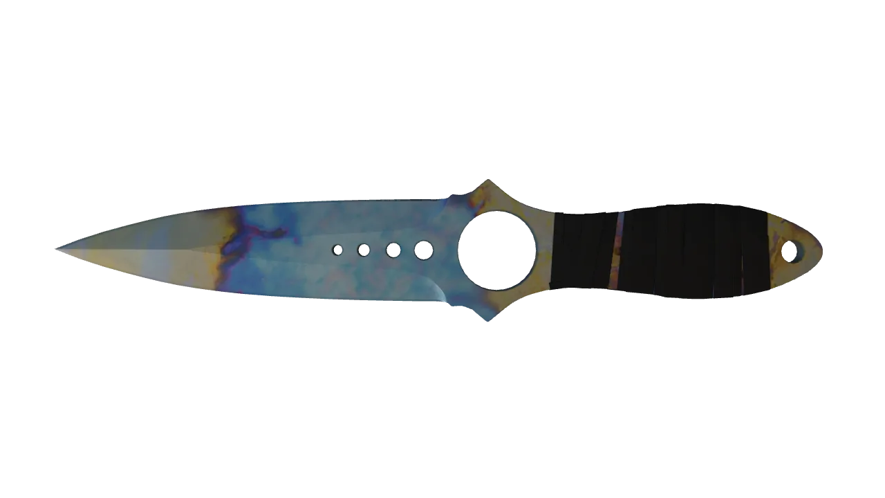 Skeleton Knife | Case Hardened seed #533, back