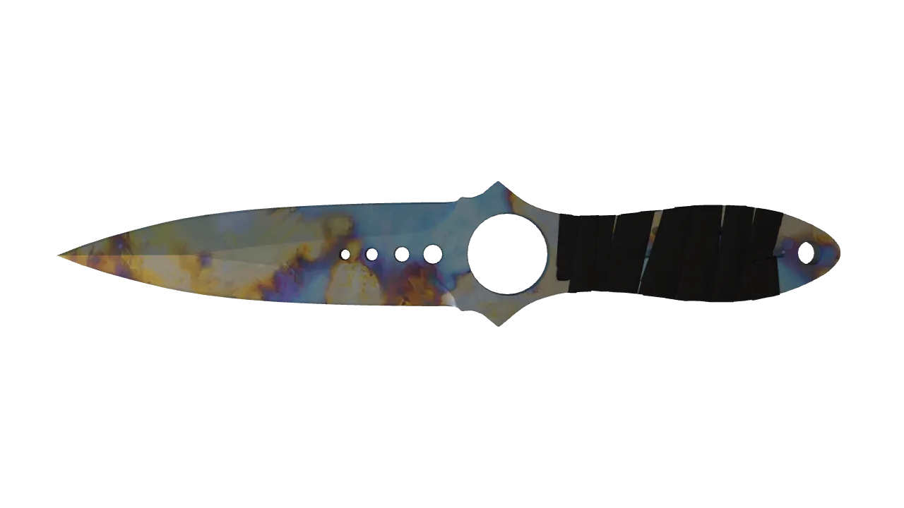Skeleton Knife | Case Hardened seed #533, front