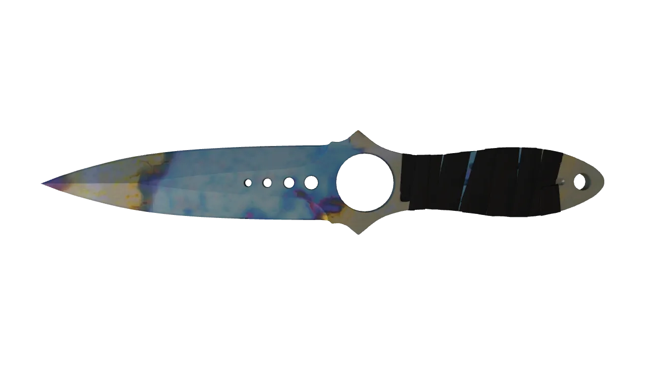 Skeleton Knife | Case Hardened seed #547, front