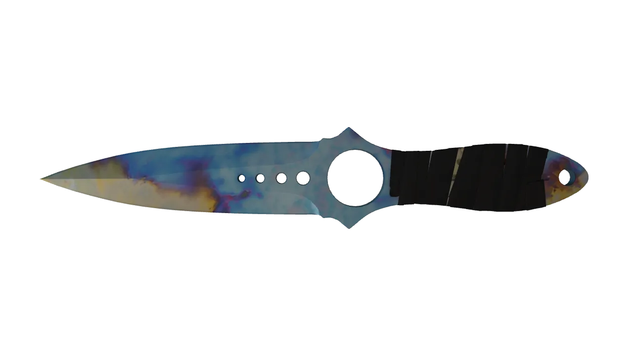 Skeleton Knife | Case Hardened seed #55, front