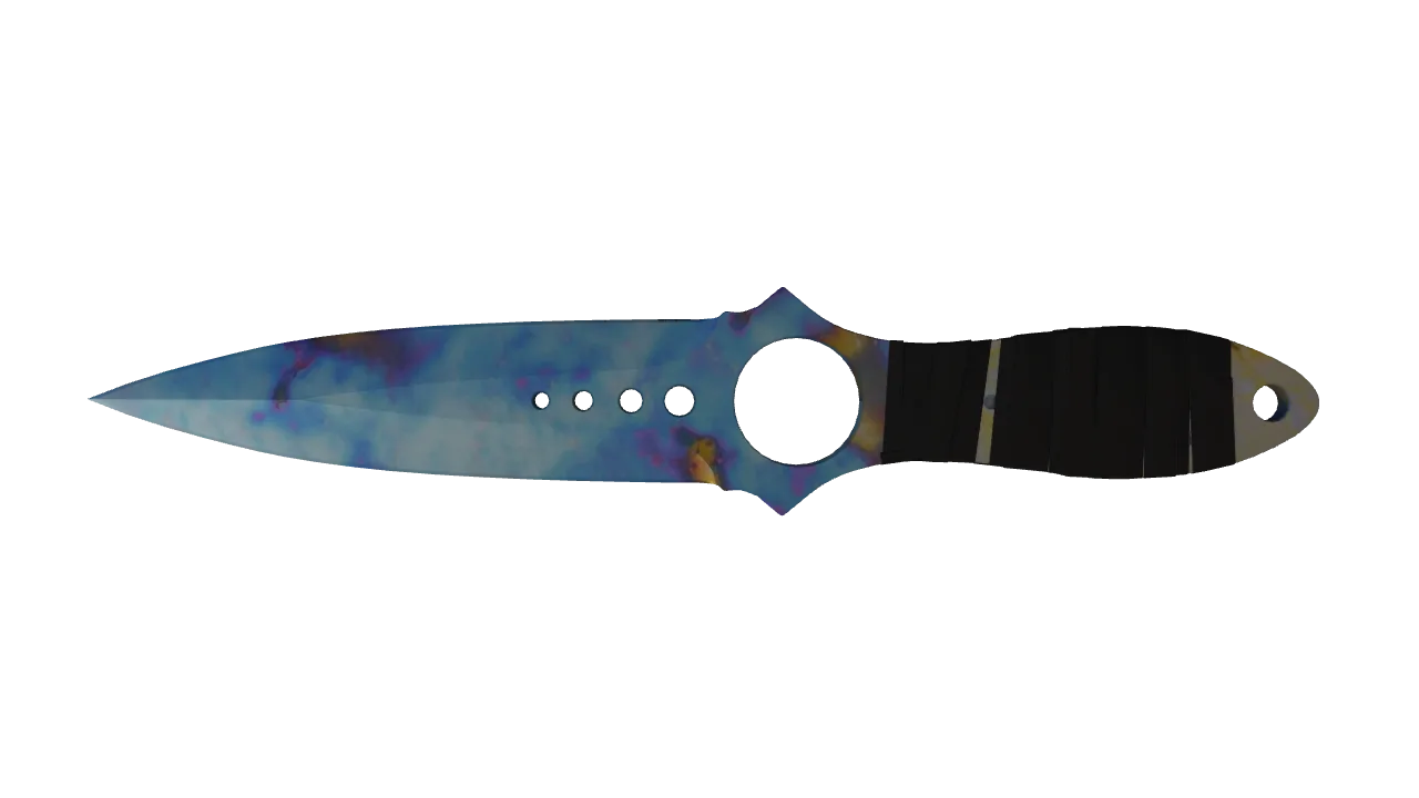 Skeleton Knife | Case Hardened seed #577, back