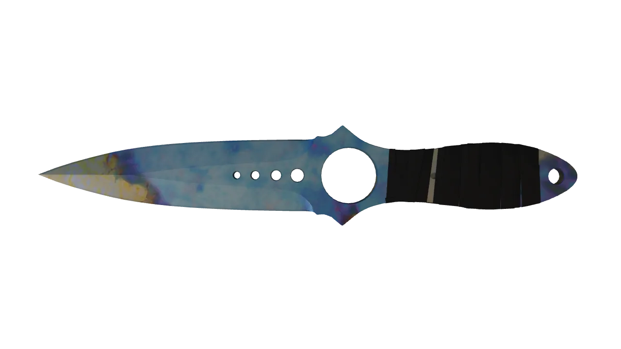 Skeleton Knife | Case Hardened seed #58, back