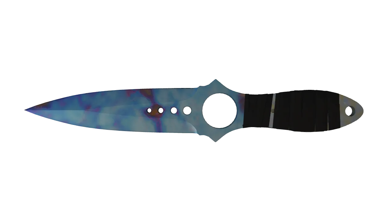Skeleton Knife | Case Hardened seed #583, back