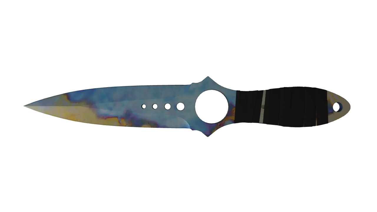Skeleton Knife | Case Hardened seed #601, back
