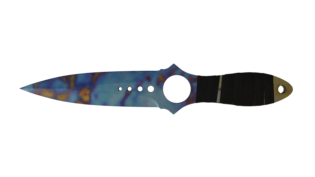 Skeleton Knife | Case Hardened seed #606, back
