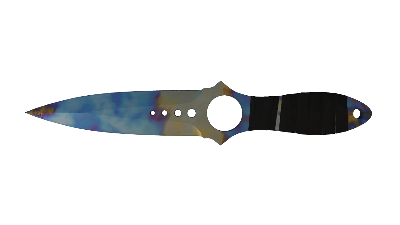 Skeleton Knife | Case Hardened seed #624, back