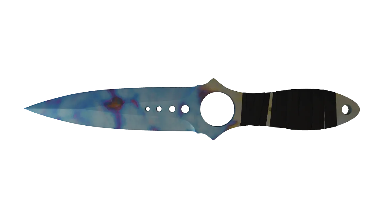 Skeleton Knife | Case Hardened seed #668, back