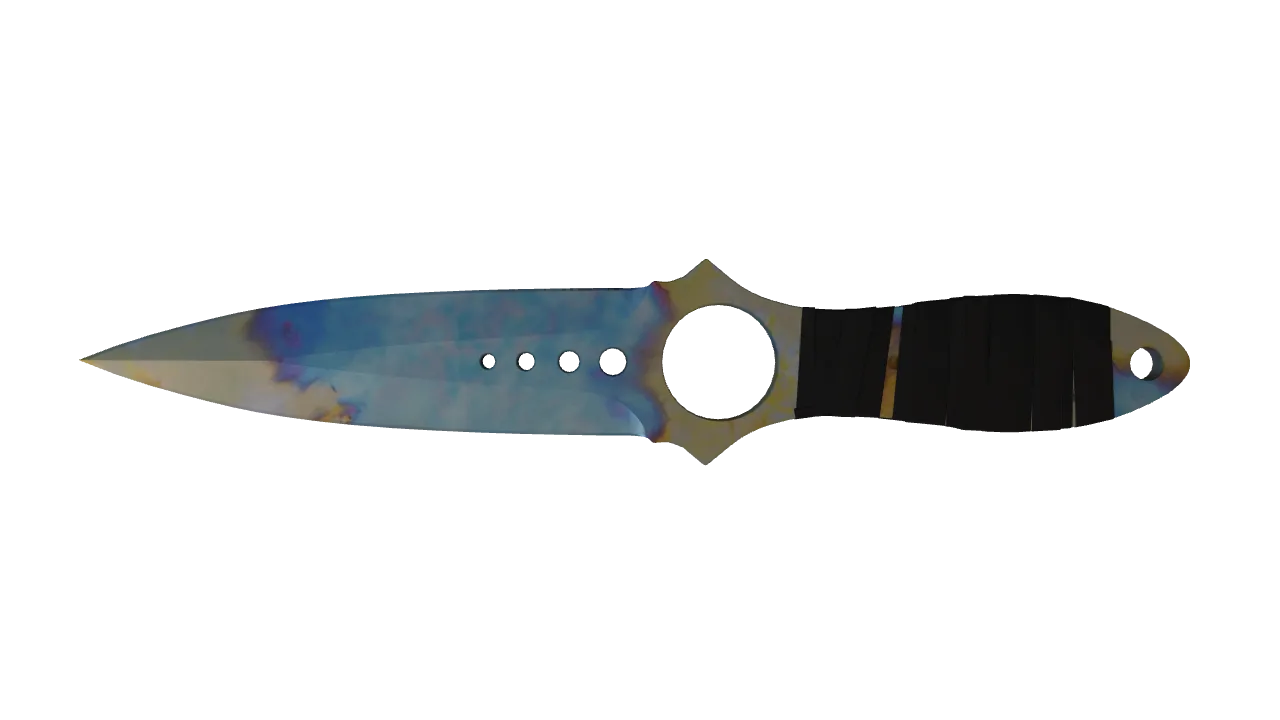 Skeleton Knife | Case Hardened seed #67, back