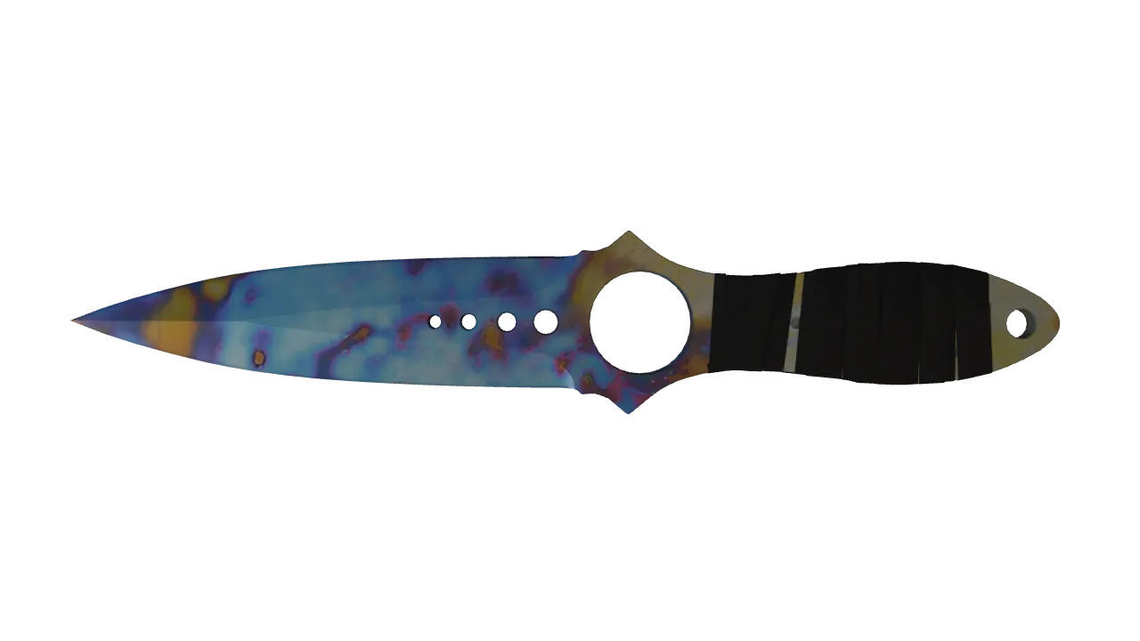Skeleton Knife | Case Hardened seed #680, back