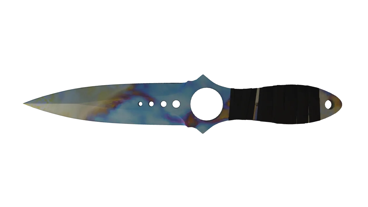 Skeleton Knife | Case Hardened seed #693, back