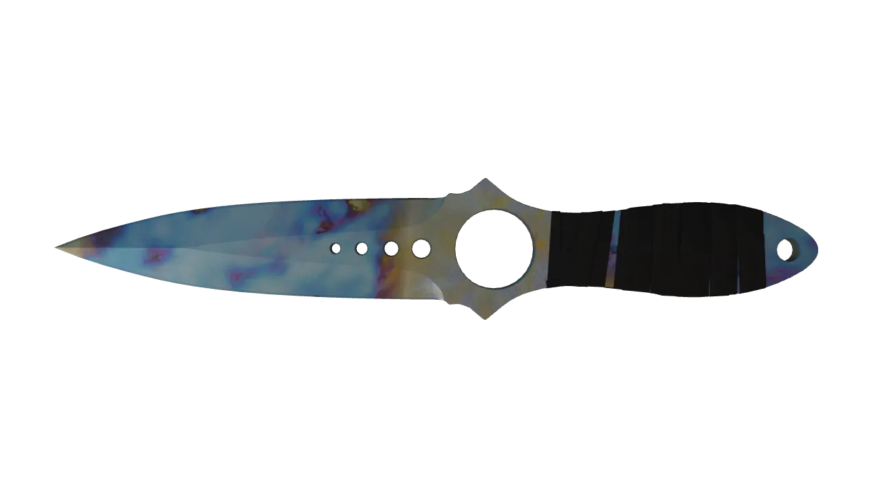Skeleton Knife | Case Hardened seed #700, back
