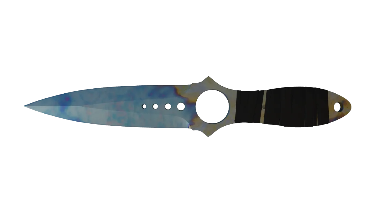 Skeleton Knife | Case Hardened seed #704, back