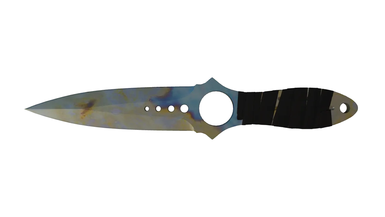 Skeleton Knife | Case Hardened seed #807, front