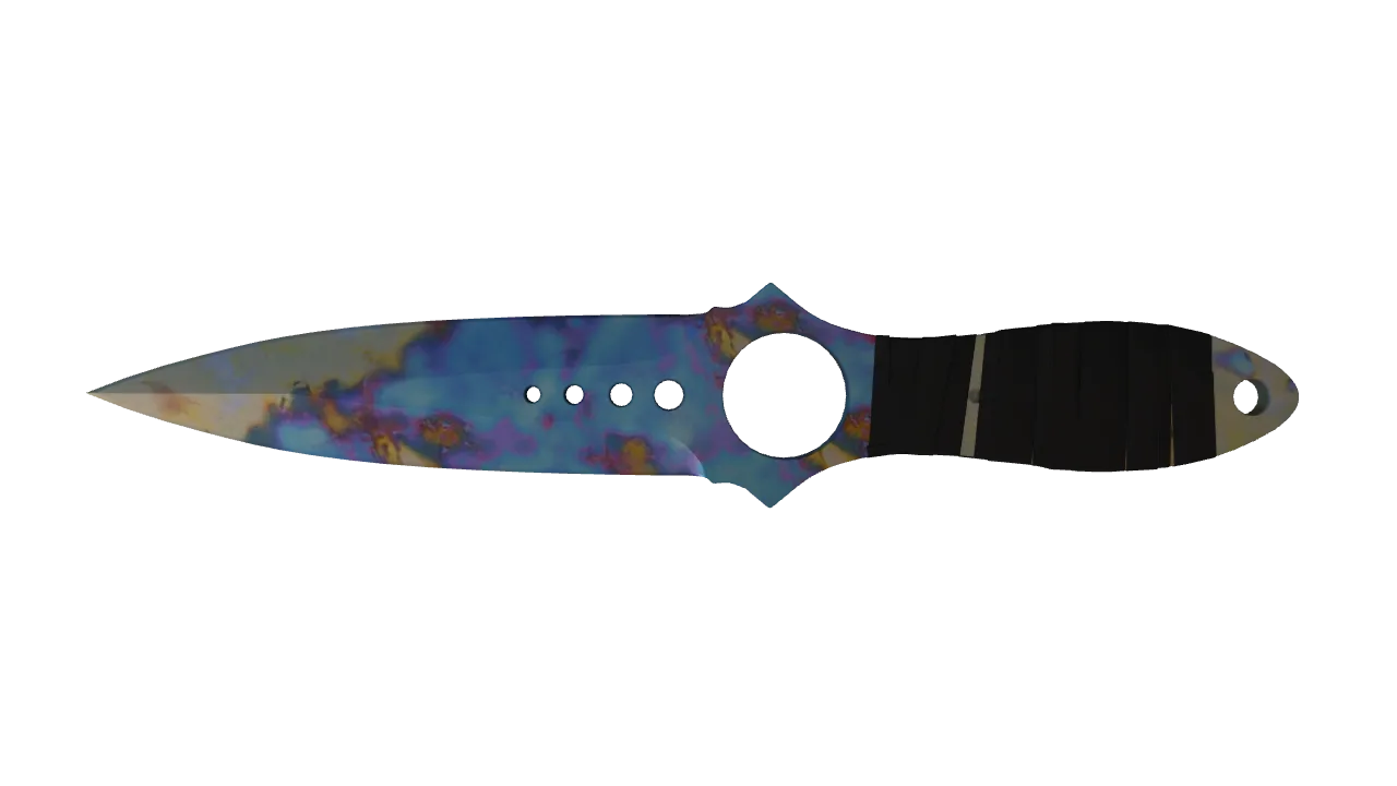 Skeleton Knife | Case Hardened seed #84, back