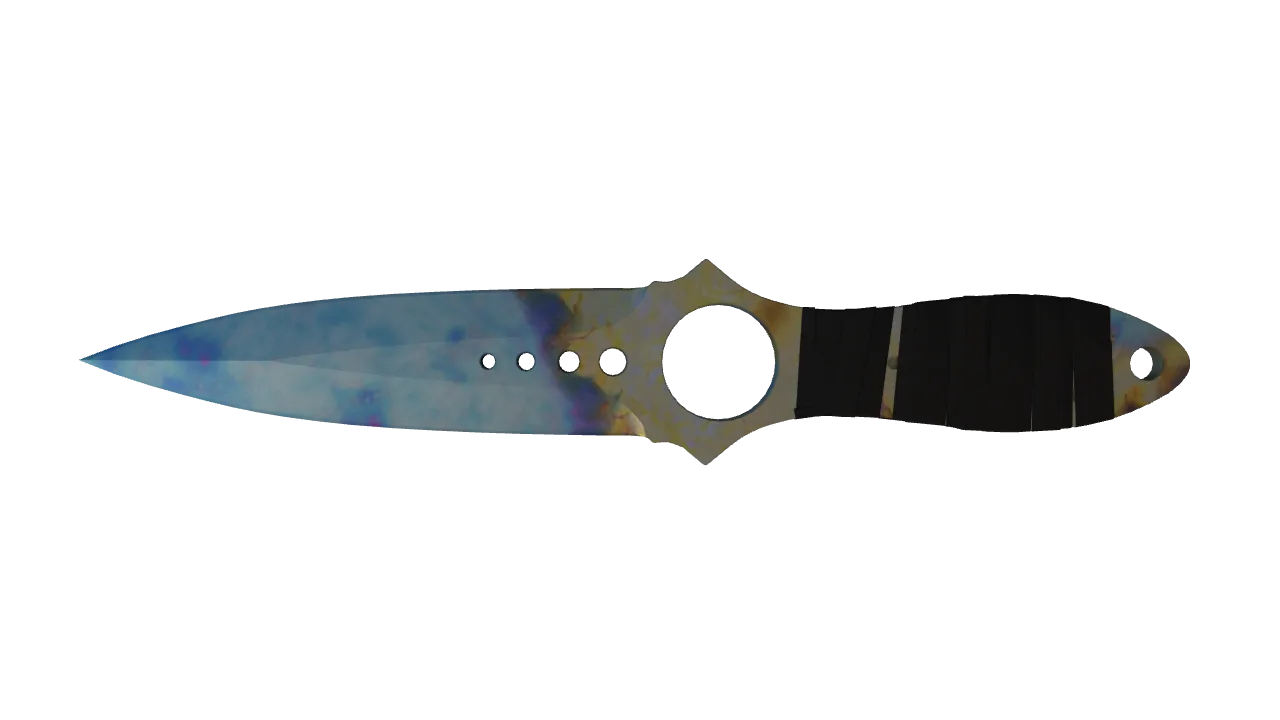 Skeleton Knife | Case Hardened seed #850, back