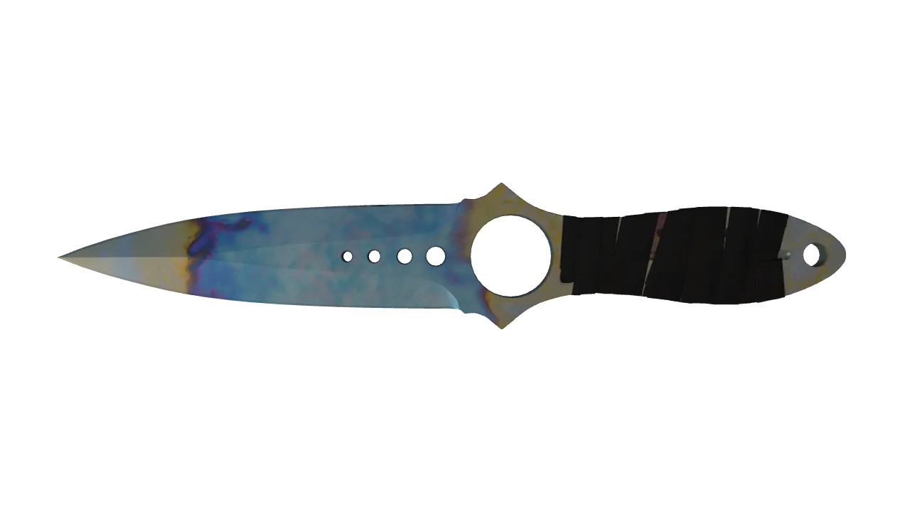 Skeleton Knife | Case Hardened seed #850, front