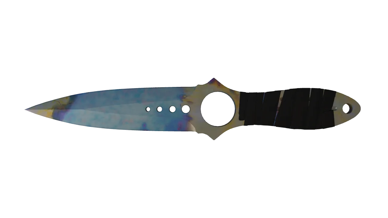 Skeleton Knife | Case Hardened seed #853, front