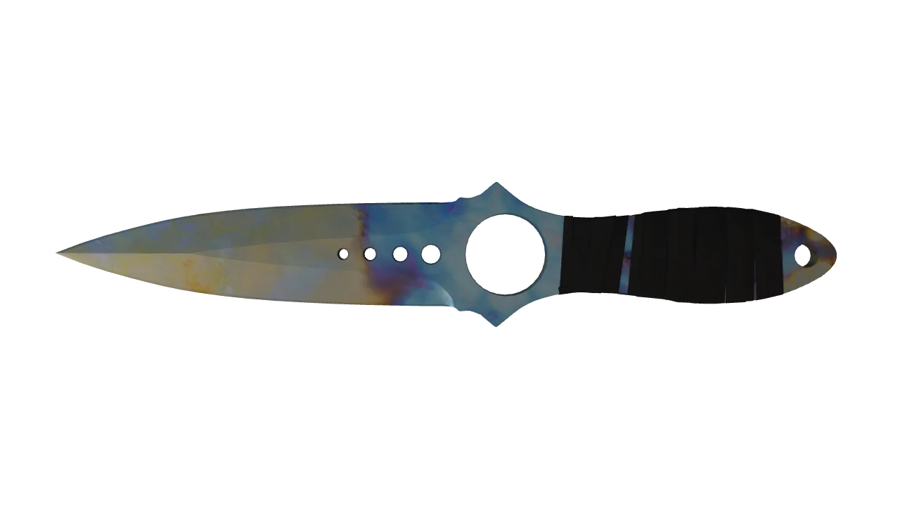 Skeleton Knife | Case Hardened seed #866, back