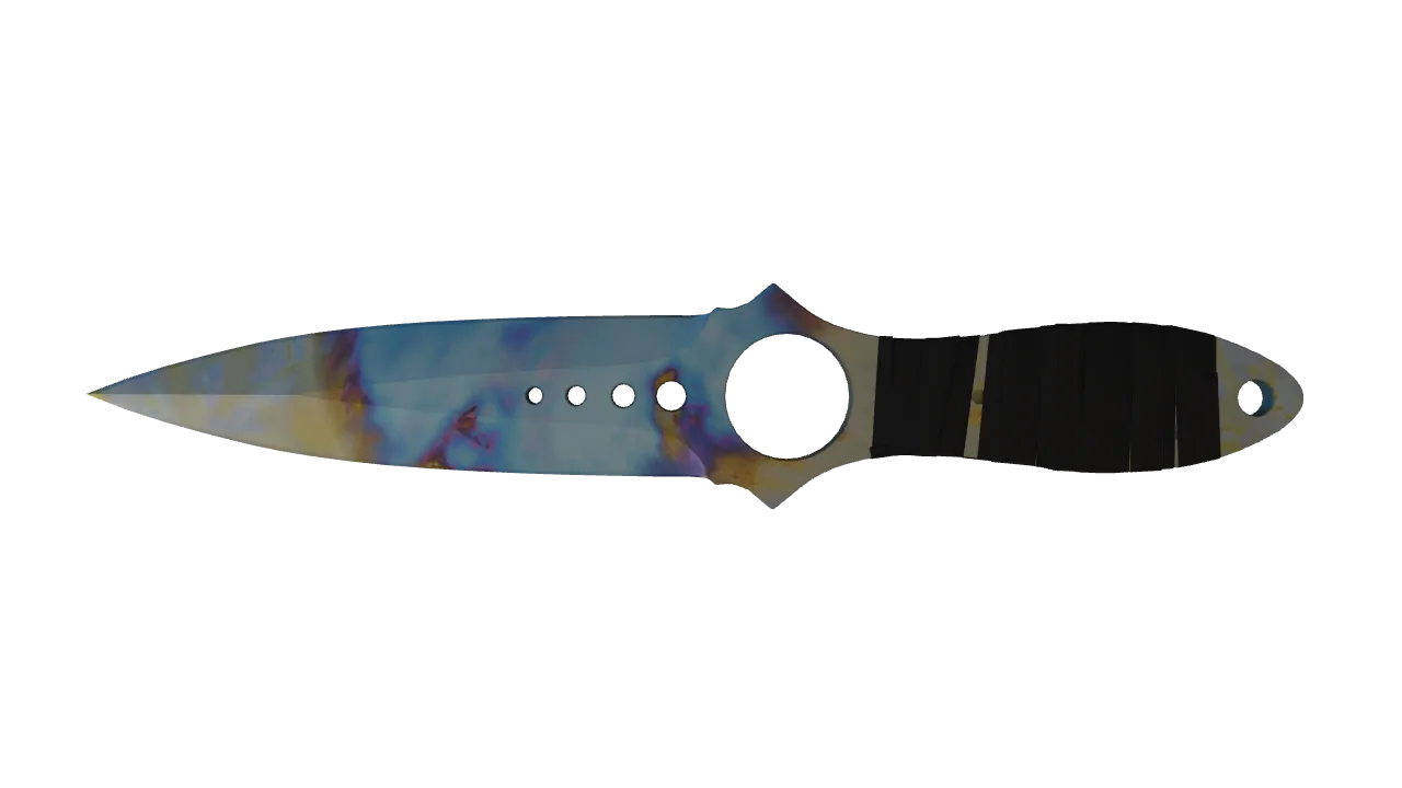 Skeleton Knife | Case Hardened seed #867, back