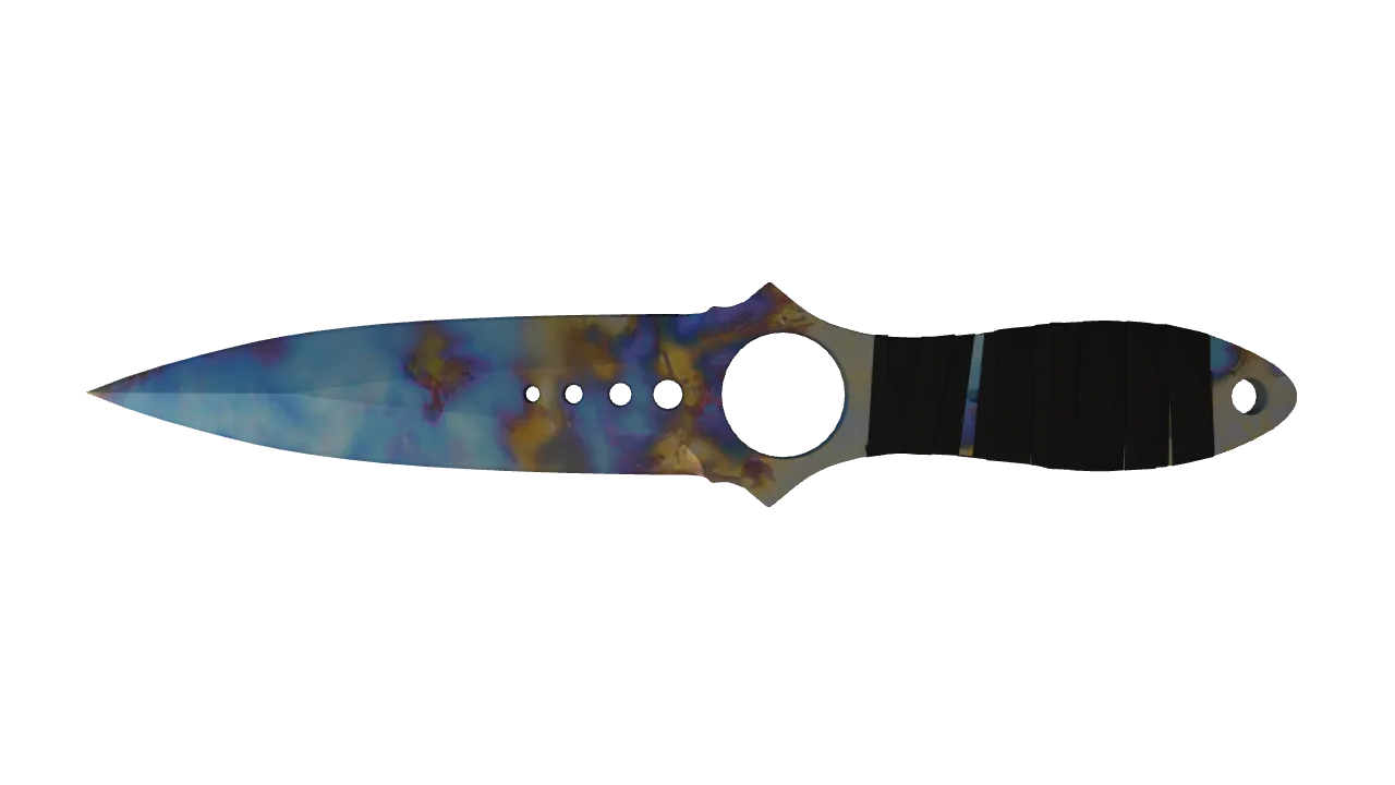 Skeleton Knife | Case Hardened seed #872, back
