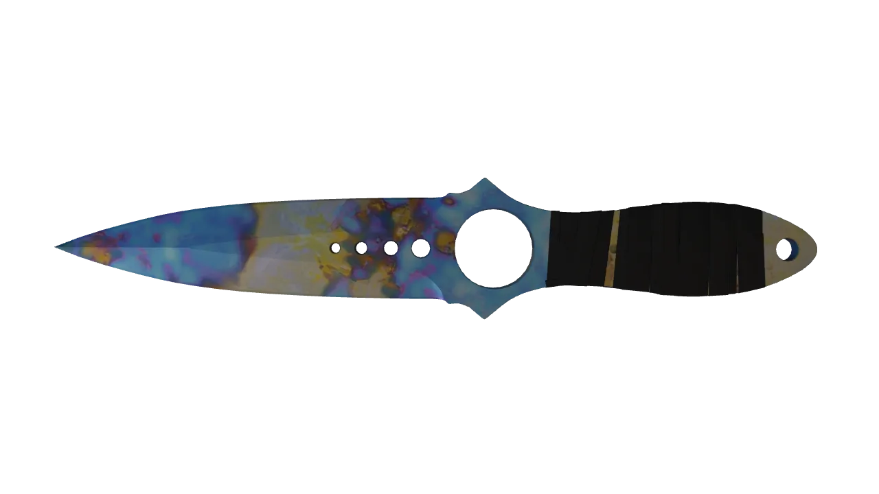 Skeleton Knife | Case Hardened seed #88, back