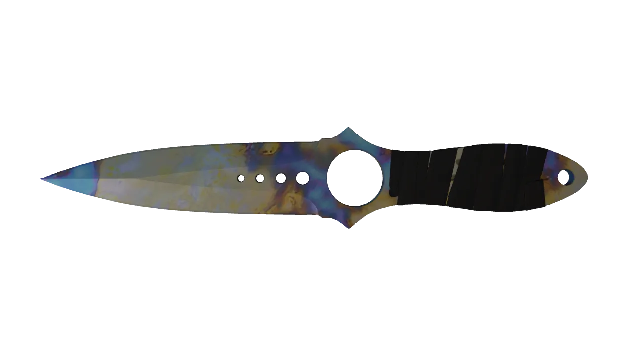 Skeleton Knife | Case Hardened seed #88, front