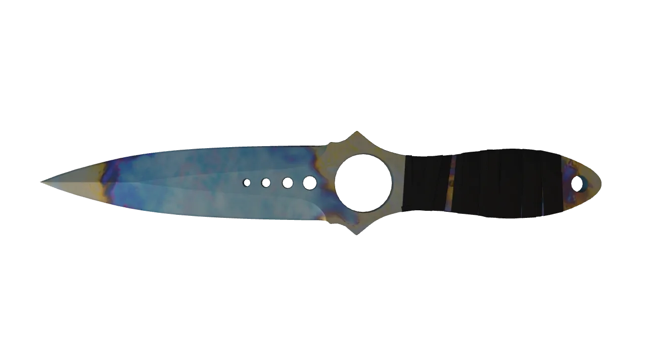 Skeleton Knife | Case Hardened seed #880, back