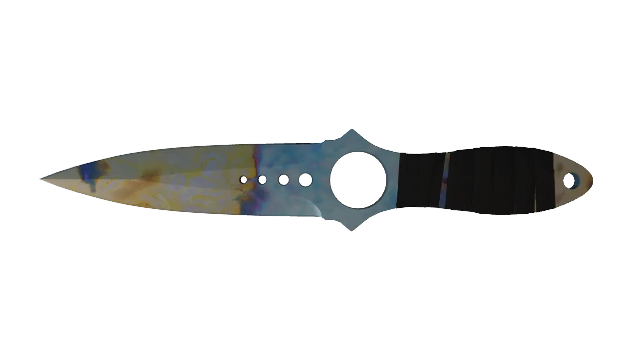 Skeleton Knife | Case Hardened seed #899, back
